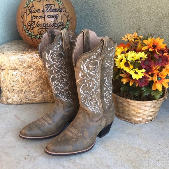 Twisted X Shoes - Twisted X  Brown Leather Western Boots